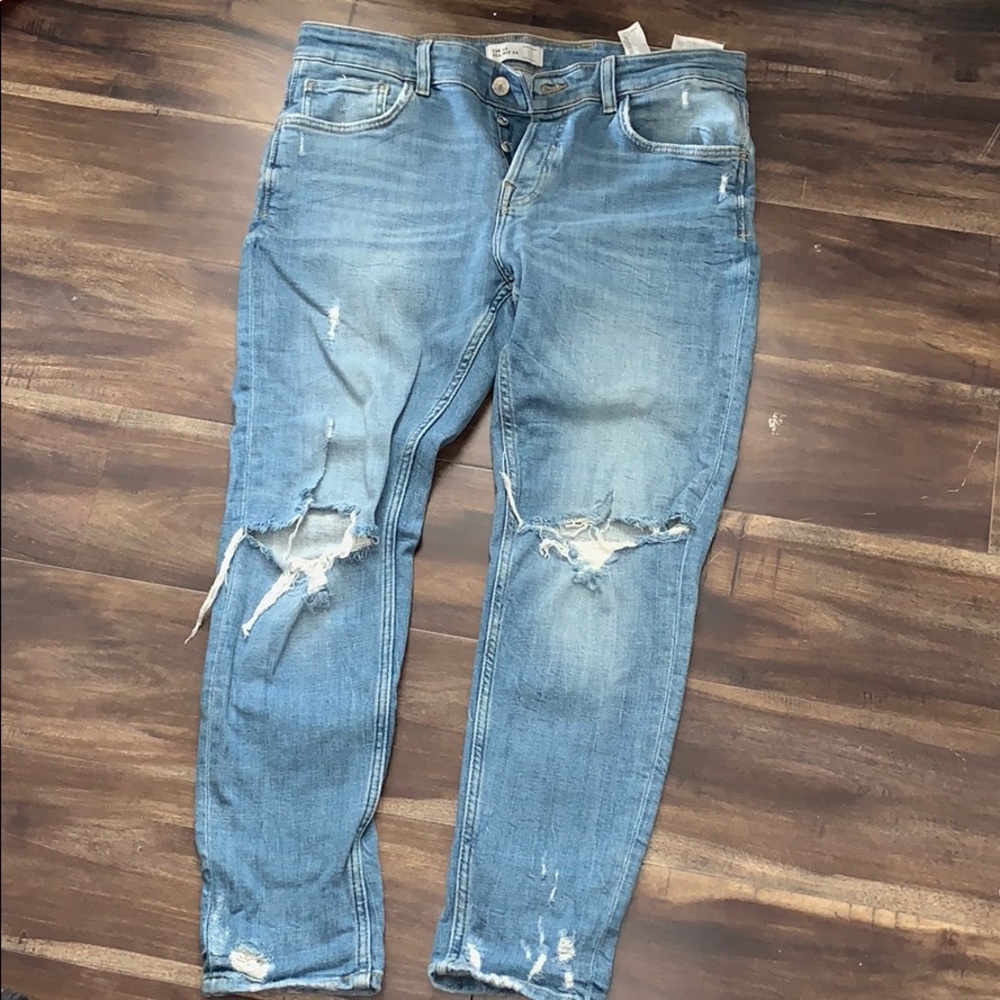 Light blue jeans